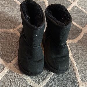 Black Suede Winter Boots